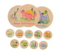 Generic 24pcs Dinosaur Memory Matching Game for Educational Wooden to Enhance Memory Observation Skills for Boys for Early Learning Brain Development