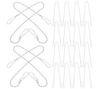 Generic 24pcs Hanging Chains for Signs and Plant Hangers Strong Load Capacity with Sl inish Indoor Outdoor Picture Hanging Chain for Garden Decor and Billboards
