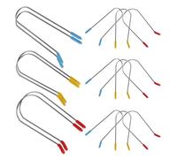 Generic 24Pcs Hot Curler Roller Jaw Clamps Replacement Clips Set 1.9cm, 2.54cm, 3.2cm Sizes for Hair Styling at Home and Salon