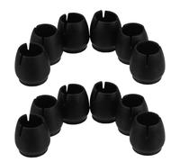 Generic 24pcs round Chair Leg Floor Protectors Caps 25-29mm Thickened Anti-scratch Non-slip Chair Feet Covers for Hardwood Floors and Furniture Legs