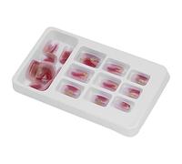 Generic 24pcs Women False Nail Glue On Nails Full Cover Fake Nail Tip, Unique Design for Gatherings and Weddings, Ideal for Learners, ABS Material (P145)
