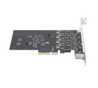 Generic 2500Mbps 2.5Gb PCIe Network Card Reliable Ethernet Interface Adapter for Servers High Speed with 4 RJ45 Ports