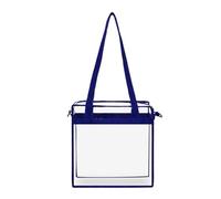 Generic 25L Portable Large Clear Beach Tote Bag, Thick PVC Waterproof, TSA-Approved, Blue, 38 cm x 25 cm x 15 cm