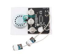 Generic 27s Recordable Music Sound Voice Module with Button Battery for Flower Boxes Photosensitive Control (Extension cord version)