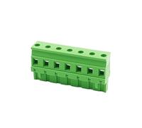 Generic 2EDGKA/KB-7.62mm upright side outlet terminal 2P/3P/4P-12P green hole socket 180 degree plug(KB,8P-3set)