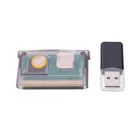 Generic 2GB Flash Card for GBA Game Console with Large Storage Capacity and Easy Menu Navigation for Gamers (Black Transparent)