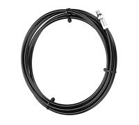 Generic 2m Hydraulic Disc Brake Hose Tube Kit Durable Nylon Coated Brake Tube with Olive Insert for AVID E5 E9 ER XX XO Mountain Bike Black Silver