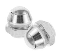 Generic 2pcs 14mm Silver Flat Safety Valve for Pressure Cooker Replacement Parts Pressure Limiting Valve Steam Release Kitchen Cooker Accessories