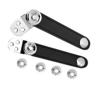 Generic 2pcs Accordion Accessories Spout Door Cabinet Handles Car Drain Musical Belts Knob Accordion Bellows Straps Blitz Holder Pulls Extenders Buckle Filler Vest Pins Nut Black Steel