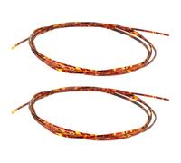 Generic 2pcs Acoustic and Electric Guitar Binding Strip in Coffee Celluloid Material, 1700x2x1.5mm Plastic Purfling Edge Trim for Guitar Repair and Luthier Work, Reduces Adjustment Time