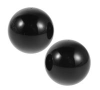 Generic 2pcs Arcade Game Joystick Ball Top - Threaded Knob Replacement for Fighting Game Console Controllers Accessories - Reusable Rocker Handle Head A