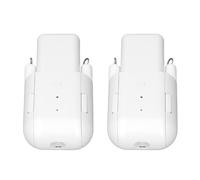 Generic 2PCS Automatic Curtain Opener, WiFi Bluetooth Electric Curtain Robot with App Voice Timer & Power Cell Remote Link Timing Schedule Silent Dual Mode for T Rail U Rail Roman