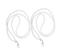 Generic 2pcs Back Zipper Puller Tool with Imitation Pearl Chain Convenient Zip Pulls for Reach Dress Zippers Lightweight and Compact in Elegant for Easy Use