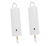 Generic 2pcs Battery Operated Hanging Rotating Motor for Outdoor Wind Chimes and Sun Catcher Ornaments Quiet Performance Tailored Fit Effortless Replacement for Garden Decor