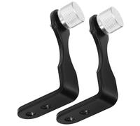 Generic 2pcs Black Iron Binocular Adapter Mount for Double Telescope with Secure Connection and Versatile Use, Unique Shaped Sl racket Holder Adapter for Camera Tripod, for Astronomy