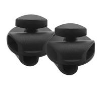 Generic 2pcs Black Microphone Holder Clips Live Broadcast Equipment Accessories with Abs and Iron Material Lightweight and Easy to Install for Mobile Phone Mic Stand