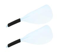 Generic 2pcs Blue Hairdressing Shield Protective Face Mask Hair Cutting Spray Cover Handheld Barber Shield for Salon Hairdresser Eye Protection