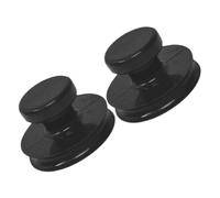 Generic 2pcs Bowl Lifter Bowl Suction Tool Singing Bowl Handles Rubber Convenient Suction Handle Black