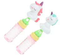 Generic 2pcs Bubble Wand with Polished Surface and Easy to Use Pvc Material for Birthday Parties and Outdoor Fun Random Color