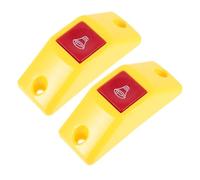 Generic 2pcs Bus Passenger Reminder Button Bus Stop Alert Plastic Handrail Exit Push Button Replacement for Elderly Passenger Safety