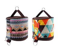 Generic 2Pcs Camping Folding Toilet Paper Hanging Holder Roll Case Waterproof Toilet Roll Storage Box Bag Tissue Box Travel Toilet Roll Pack for Camping Outdoor Toilet Bags