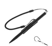 Generic 2pcs Capacitive Stylus Pen Set for Touch Screens with Lanyard and Clip for Car Navigation and Tax Printers Black