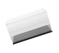 Generic 2pcs Car Model Display Box Planet Car Miniature Case Statue Display Case Police Clear Display Car Display Case Miniatures Sneaker Models Figurine Model Storage Holder Acrylic