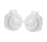Generic 2pcs Child Safety Button Lock for Washing Machine Start Button Protection Cover Baby Proofing Device Safety Button Covers for Home Appliances