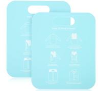 Generic 2pcs Clothing Package Board Shirt Packing Liner Board 14.6x10.2in Pp Material Lightweight Convenient Folding Clothes Aid for Household and Travel Use
