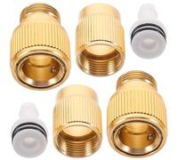 Generic 2pcs Copper Plated Aluminum Alloy Hose Fitting with Tight Fit and Quick Disconnection Features, Pressure Washer Connector Compatible with Hozelock Repair Connector for Car Washing