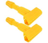 Generic 2Pcs Detachable Floor Mop Replacement Clamps Clips for Mop Heads for Commercial Cleaning Compatible with Standard Handles