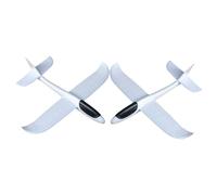 Generic 2Pcs DIY Foam Airplane for Unfinished Glider Model for Creative Crafting Lightweight Throwing Plane for Outdoor Fun and Family Interaction