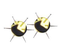Generic 2pcs Dotting Tool for Nail Art with Assorted Colour Acrylic and Metal Material, Lightweight and Fine Detailing Pens for Handcraft and Clay Crafts Producing Process, Suitable