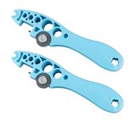 Generic 2PCS Durable Plastic Ampoule Bottle Opener Multifunctional Fish Shape Cutter for Home Use Bottles