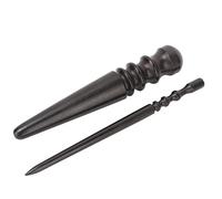 Generic 2pcs Durable Wood Leather Edge Slicker MultiSize Burnisher for Leather Craft Handworking Tool, Easy to Use for Edge Burnishing, Ideal for Workers and Craft Enthusiasts