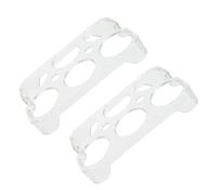 Generic 2pcs Egg Shelf Egg Holder for Refrigerator Tray Fridge Egg Dispenser Rack 6 Holder Storage Refrigerator Egg Case Fridge Organisers with Lids Eggs Container for Refrigerator Bins Pp