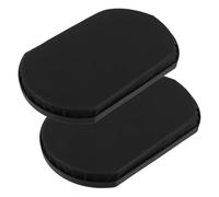 Generic 2pcs Ergonomic Wheelchair Leg Rest Replacement Soft Calf Pads Comfortable Leg Support Cushions with Secure Fixtures Easy-Clean Wheelchair Accessories for Adults
