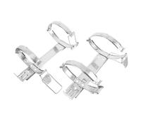 Generic 2pcs Fire Extinguisher Bracket Car Fire Extinguisher Fire Extinguishers Hook Fire Extinguisher Hangers Fire Extinguisher Mounts Gas Cylinder Wall Bracket Stainless Steel Silver