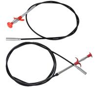 Generic 2pcs Flexible Grabber Tool for Drain Cleaning with Steel Claw and Pp Handle, Safer Than Chemical Cleaners, for Home and Shower Drain Hair Removal