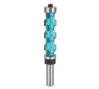 Generic 2PCS Flush Trim Router Bit with 12mm Shank, Double Bearing Spiral Trimmer for Wood Trimming, Carbide Flush Trimming Tool with Router Parts Accessories 3-7/8'' & 4-7/8'', for