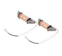 Generic 2PCS Generator Charging Coil High Reliability and Resistant for Gasoline Generators Fit for 168F 170F 188F 190F GX160 GX390 Iron Material 11x2.6x0.9cm
