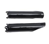 Generic 2Pcs Glossy Black Front Fork Protector for CRF250R CRF250X CRF450R CR125 CR250 CRF 450 RX, Durable ABS Fork Guard for Off-Road Enthusiasts, Powerful Protection