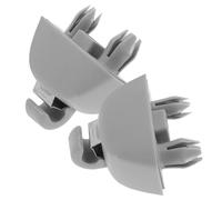 Generic 2pcs Gray Sun Visor Hook Clips for Sedan B7 and Compact Car, Vehicle Sun Visor Retainer Holder, Automotive Interior Accessories for Car Window Sunshade Fixing
