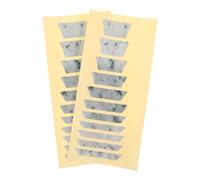 Generic 2pcs Guitar Fretboard Stickers Inlay Decals Pvc for Guitar Decoration and Beginner Practice Decals