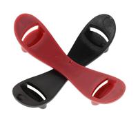 Generic 2pcs Hair Band Holder Black Headband Makeup Headband Red Headband Headbands Head Bands Hair Ribbons Hair Ties Headband Fixing Clip Easy Access Headband Holder Plastic