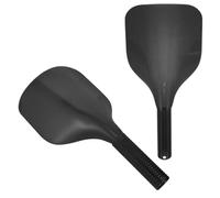 Generic 2PCS Haircut Face Mask Cover Handle Black Hairdressing Protective Shield for Hair Spray and Hair Cutting