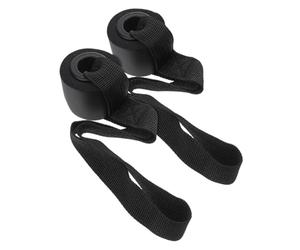 Generic 2pcs Heavy Duty Fitness Door Anchor with Pvc Webbing and Protective End for Secure Resistance Band Training Multi-position Strap Support for Home Exercise and Strength Workouts