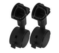 Generic 2Pcs Heavy Duty Pet Cage Caster Wheels with Brake, Replacement Swivel Casters for Cat Cage and Small Animal Enclosure, Home and Office Furniture Rollers