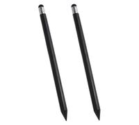 Generic 2pcs High Precision Stylus Pens for Touch Screens Capacitive Touch Screen Writing Pen Universal for Tablets and Smartphones Black