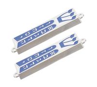 Generic 2pcs Jewish Mezuzah with Scroll Door Hanukkah Mezuzah Metal Mezuzah Cases Religious Holy Decorations